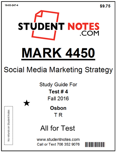 Cover image for MARK 4550 Osbon Test 4